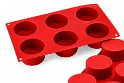 Moule en silicone professionnel Silikomart Silicon Flex 300x175mm 6 cylindres 133ml