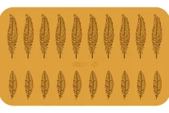 Moule en silicone professionnel Silikomart Naturae 470x270mm 20 plumes