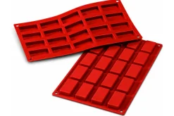 Moule en silicone professionnel Silikomart Silicon Flex 300x175mm 20 mini financiers
