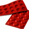 Moule en silicone professionnel Silikomart Silicon Flex 300x175mm 15 mini tartelettes 4.5cm