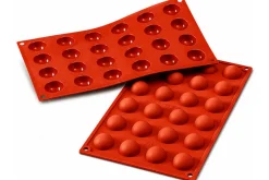 Moule en silicone professionnel Silikomart Silicon Flex 300x175mm 24 demi-sphères 3cm