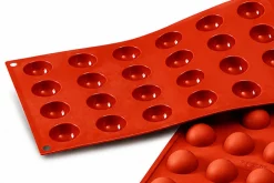 Moule en silicone professionnel Silikomart Silicon Flex 300x175mm 24 demi-sphères 3cm