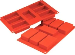 Moule en silicone professionnel Silikomart Silicon Flex 300x175mm 7 cakes