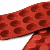Moule en silicone professionnel Silikomart Silicon Flex 300x175mm 15 tartelettes 5cm