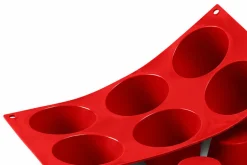 Moule en silicone professionnel Silikomart Silicon Flex 300x175mm 6 babas 7.5cm