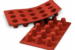 Moule en silicone professionnel Silikomart Silicon Flex 300x175mm 15 babas 3.5cm