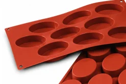 Moule en silicone professionnel Silikomart Silicon Flex 300x175mm 9 formes ovales
