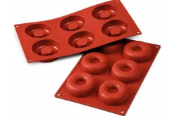 Moule en silicone professionnel Silikomart Silicon Flex 300x175mm 6 savarins 7.2cm