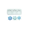 Moule en silicone spécial pâte à sucre Sugar Flex 3 flocons