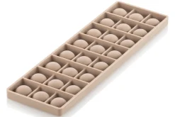 Moule en tritan et insert en silicone Silikomart Chocado 24 demi-sphères