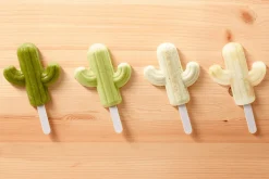 Moule à glace Lékué en silicone Platinum - Forme cactus