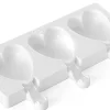 Moule à glaces en silicone Silikomart Mini Heart - 3 empreintes