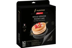 Moule à génoise rond Flexipan anti-adhérent en silicone et tricot de verre 24cm