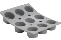 Moule à mini muffins en silicone De Buyer Elastomoule 9 ou 15 alvéoles