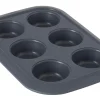 Moule pour 6 cupcakes Berghoff Gem Ø6,5cm acier carbone
