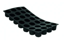 Moule pour 28 mini cannelés bordelais De Buyer Moul'flex 1977.01 en silicone