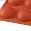 Moule professionnel en silicone Silikomart Silicon Flex 300x175mm 6 demi-sphères 7cm