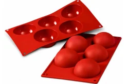 Moule professionnel en silicone Silikomart Silicon Flex 300x175mm 5 demi-sphères