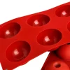 Moule professionnel en silicone Silikomart Silicon Flex 300x175mm 6 demi-sphères 7.5cm