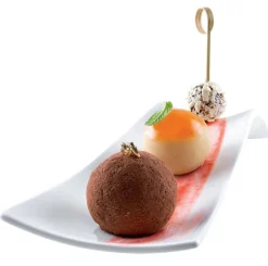Moule pâtissier Silikomart silicone blanc 5 sphères 3D diamètre 48mm