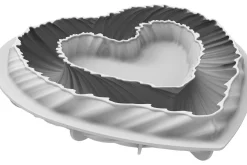 Moule silicone 3D Silikomart Heartbeat forme cœur torsadé