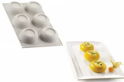 Moule silicone 3D Silikomart Mini dot 6 portions
