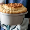 Moule à soufflé Peugeot Appolia en céramique écru diamètre 22cm