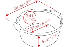 Moule à soufflé Peugeot Appolia en céramique écru diamètre 22cm