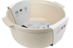 Moule à soufflé Peugeot Appolia en céramique écru diamètre 22cm