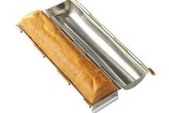 Moule à toast rond en acier inoxydable Ø7x30cm