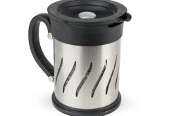 Moulin à café et cafetière à piston 2 en 1 Peugeot Paris Press en inox / ABS 15cm