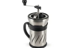 Moulin à café et cafetière à piston 2 en 1 Peugeot Paris Press en inox / ABS 15cm