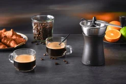 Moulin à café manuel Peugeot Kronos en inox / polymère noir 19cm