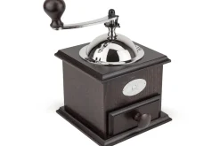 Moulin à café manuel Peugeot Nostalgie en hêtre chocolat 21cm