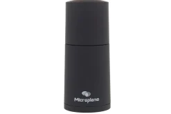 Moulin à épices 2-en-1 Microplane Specialty Series en acier inox et polymère noir