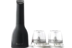 Moulin à épices électrique Finamill PRO Plus noir + 2 capsules de broyage