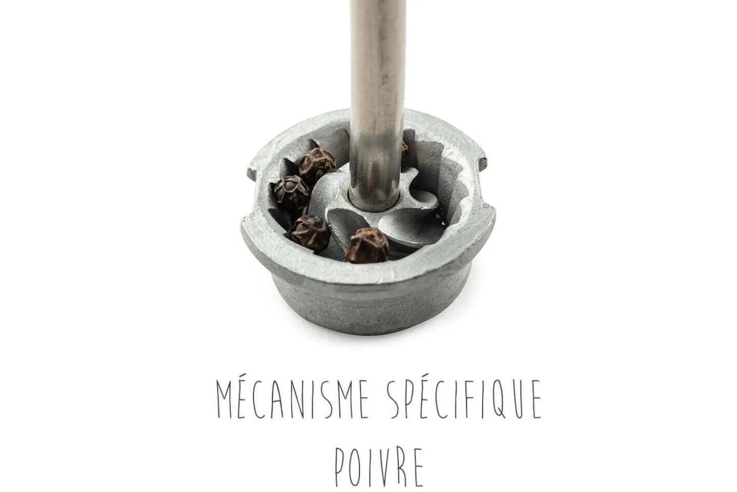 Moulin à épices manuel Peugeot Paris Specials Chef U Select en acier inox 22cm