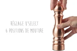 Moulin à épices manuel Peugeot Paris Specials Chef U Select cuivré 22cm