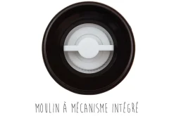 Moulin à poivre duo noir et blanc Savor&Sens - 190g