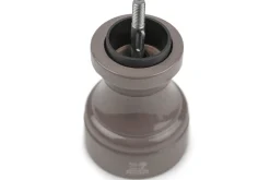 Moulin à poivre manuel Peugeot Bistro en bois de hêtre laqué gris taupe 10cm