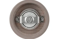 Moulin à poivre manuel Peugeot Bistro en bois de hêtre laqué gris taupe 10cm