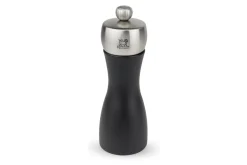 Moulin à poivre manuel Peugeot Fidji en bois et inox noir