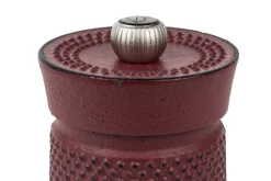 Moulin à poivre manuel Peugeot Bali Fonte en fonte rouge mat 8cm