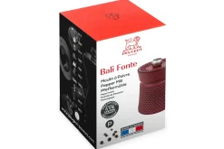 Moulin à poivre manuel Peugeot Bali Fonte en fonte rouge mat 8cm