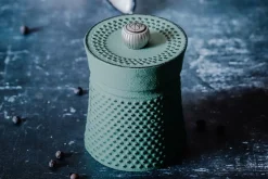 Moulin à poivre manuel Peugeot Bali Fonte en fonte vert céladon 8cm