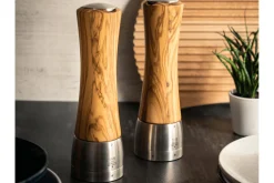Moulin à poivre manuel Peugeot Madras U'Select en bois d'olivier et inox