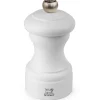 Moulin à poivre manuel Peugeot Bistro en bois de hêtre blanc mat 10cm
