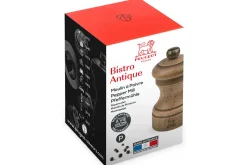 Moulin à poivre manuel Peugeot Bistro Specials Antique 10cm en hêtre patiné