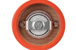 Moulin à poivre manuel Peugeot Bistro en bois de hêtre laqué terracotta 10cm