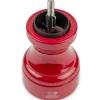 Moulin à poivre manuel Peugeot Bistro en bois de hêtre laqué rouge passion 10cm